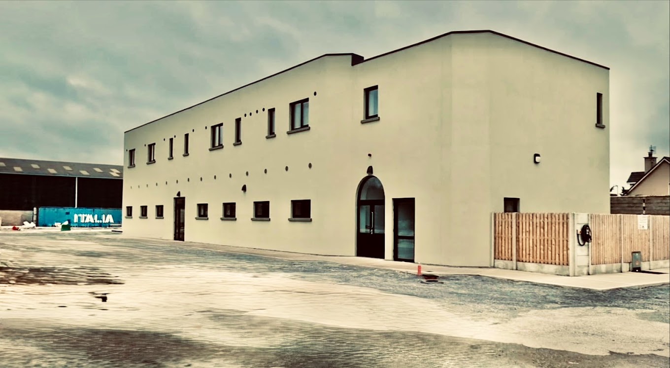 Community centre exterior under construction at Killerisk Business Centre, Tralee
